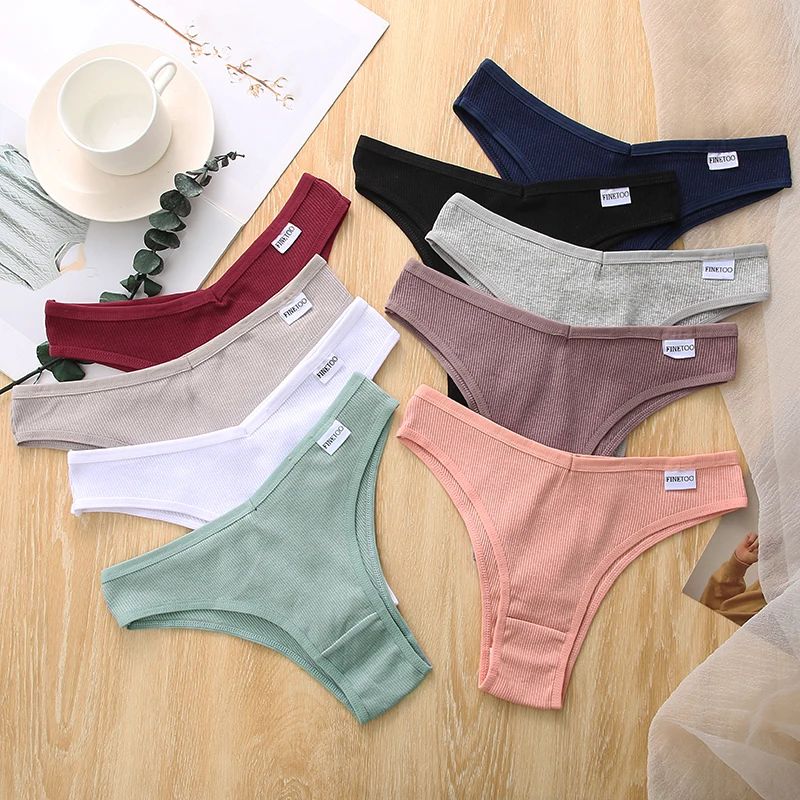 Women's Cotton Underwear 5-Piece Set - Mid-Rise Comfort Panties M-XL