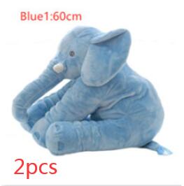 Elephant Plush Pillow with Blanket - Baby Comfort Cushion