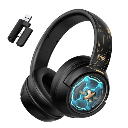 GT802 Wireless Gaming Headset - Over-Ear Bluetooth Headphones with LED