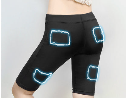 EMS Micro-Current Fitness Pants - Electronic Muscle Stimulation Training System