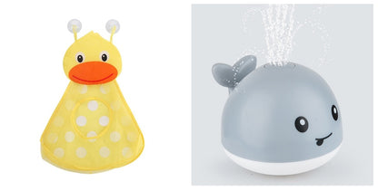 Baby Bath Whale Toy - Electric Water Spray with Lights & Music for Bathtub Fun
