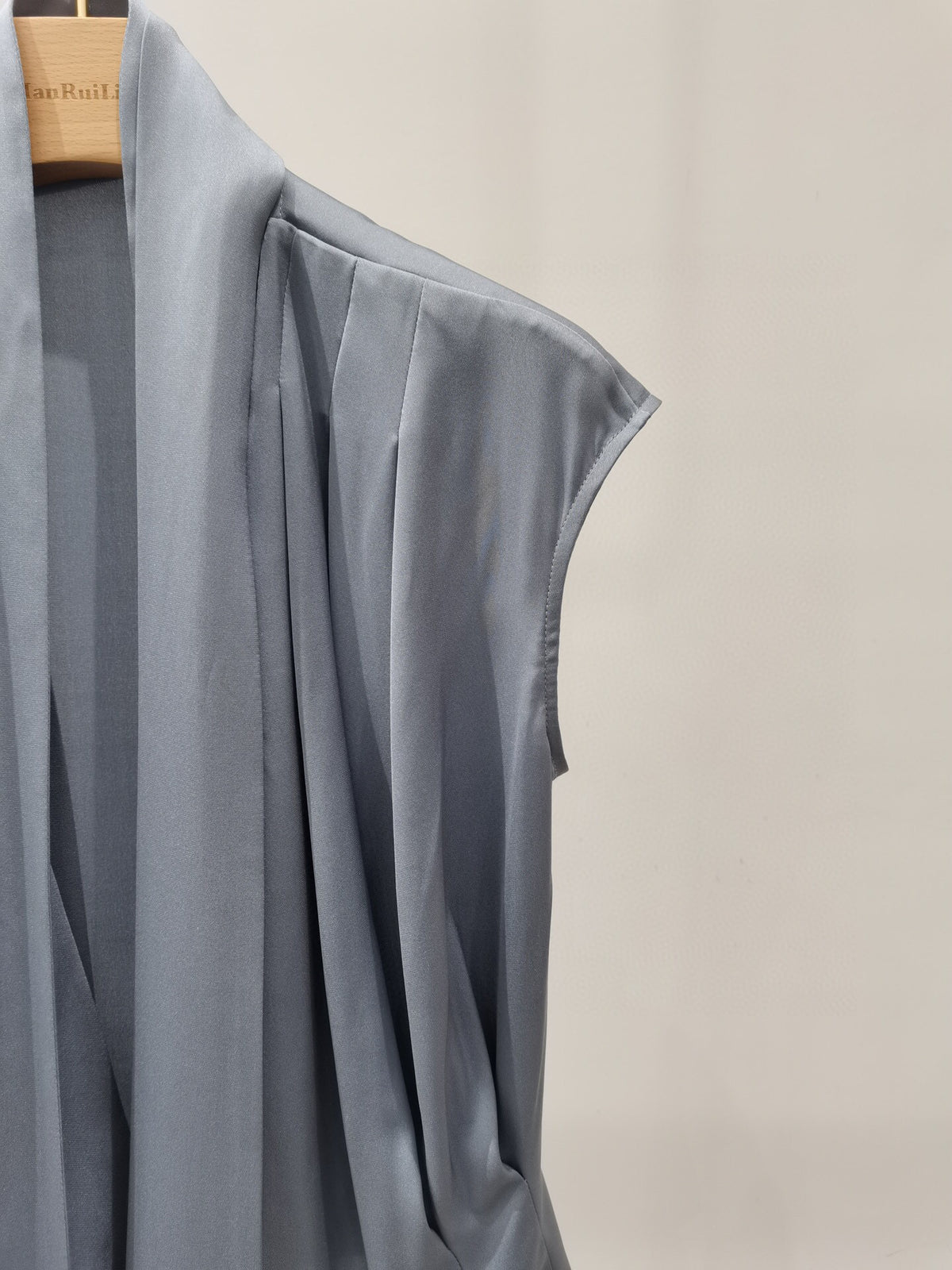 V-Neck Wrap Tie Waist Silk Shirt | Premium Women's Blouse
