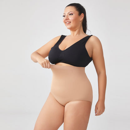 High Waisted Seamless Shaping Brief - Premium Compression Shapewear