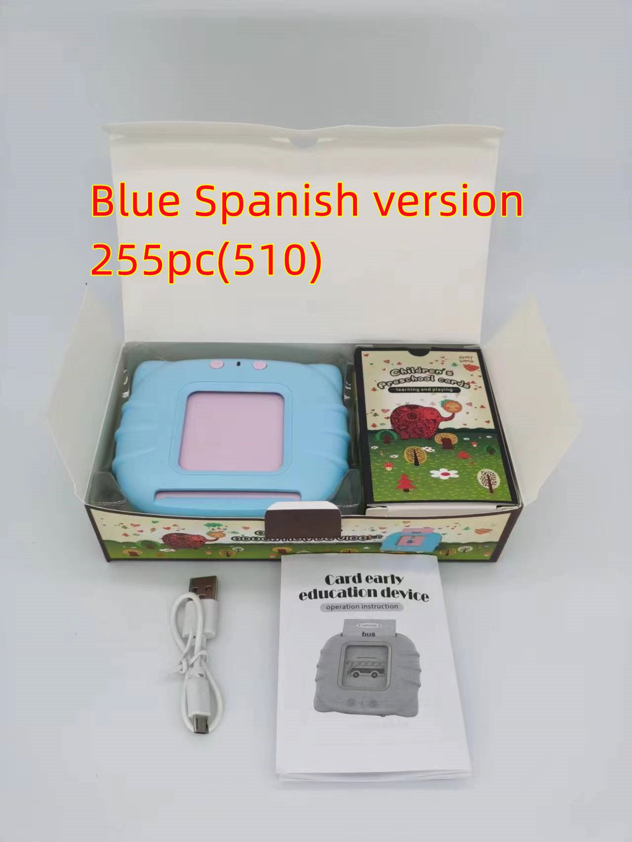 Bilingual Flashcard Learning Machine for Kids – Early Education Story & Word Card Reader
