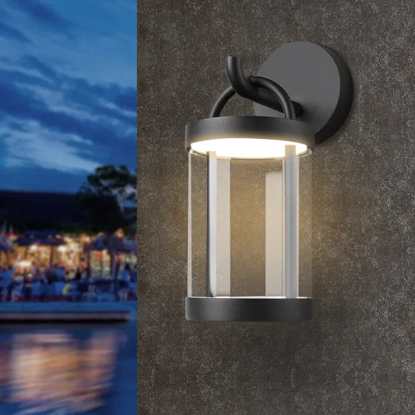 Inowel Outdoor Wall Sconce - IP65 Waterproof LED Classic Round Lamp