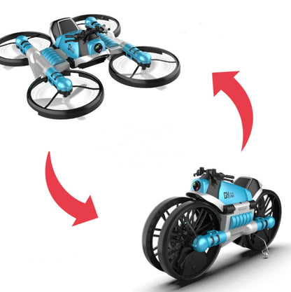 2-in-1 Foldable RC Drone & Motorcycle with WiFi FPV Camera
