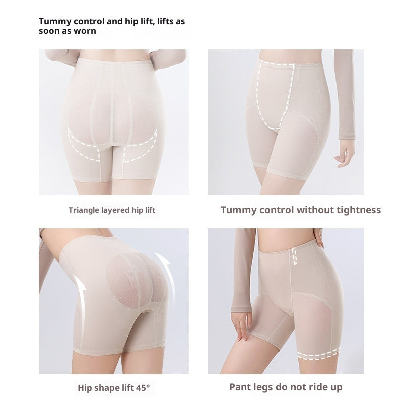 High-Waist Shaping Pants - Nylon Compression Leggings for Women
