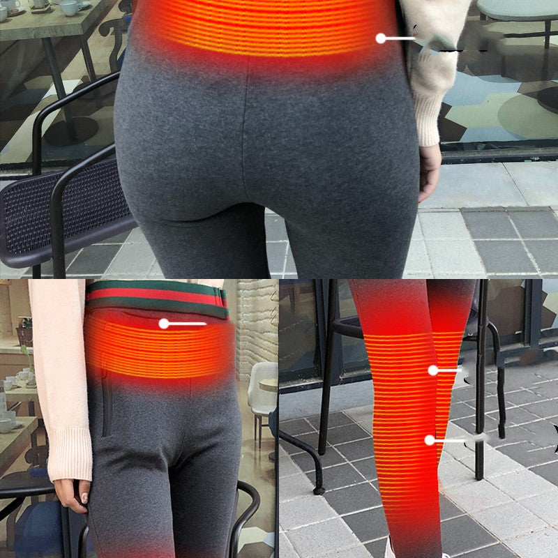 Smart USB Heated Pants - Temperature Control Cotton Trousers