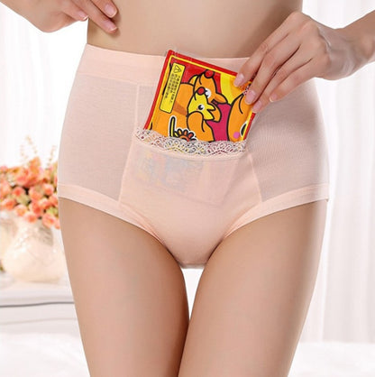 Women's High Waist Period Underwear - Bamboo Fiber Leak-Proof Brief