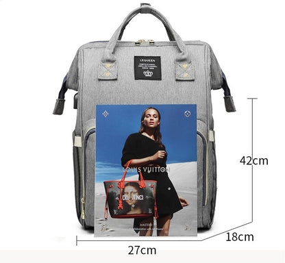 Multifunctional Diaper Bag - Large Capacity Oxford Cloth with Multiple Carry Options