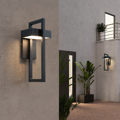 Outdoor Modern Minimalist Wall Lamp - Stainless Steel Sconce