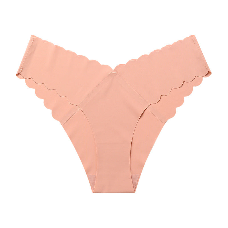 Seamless Ice Silk Underwear Set - 7-Piece Low-Rise Collection