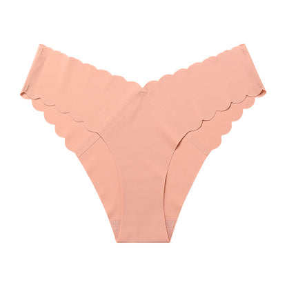 Seamless Ice Silk Underwear Set - 7-Piece Low-Rise Collection