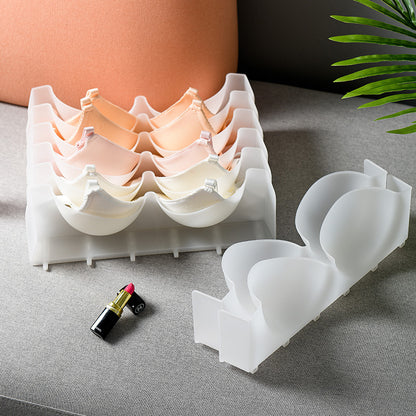 Underwear & Bra Storage Organizer Box - 6 Cell Drawer Divider