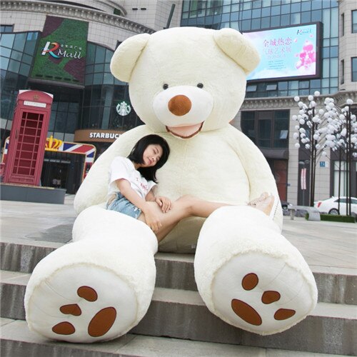 Giant Teddy Bear Plush Toy Shell - Unfilled Soft Fabric Cover