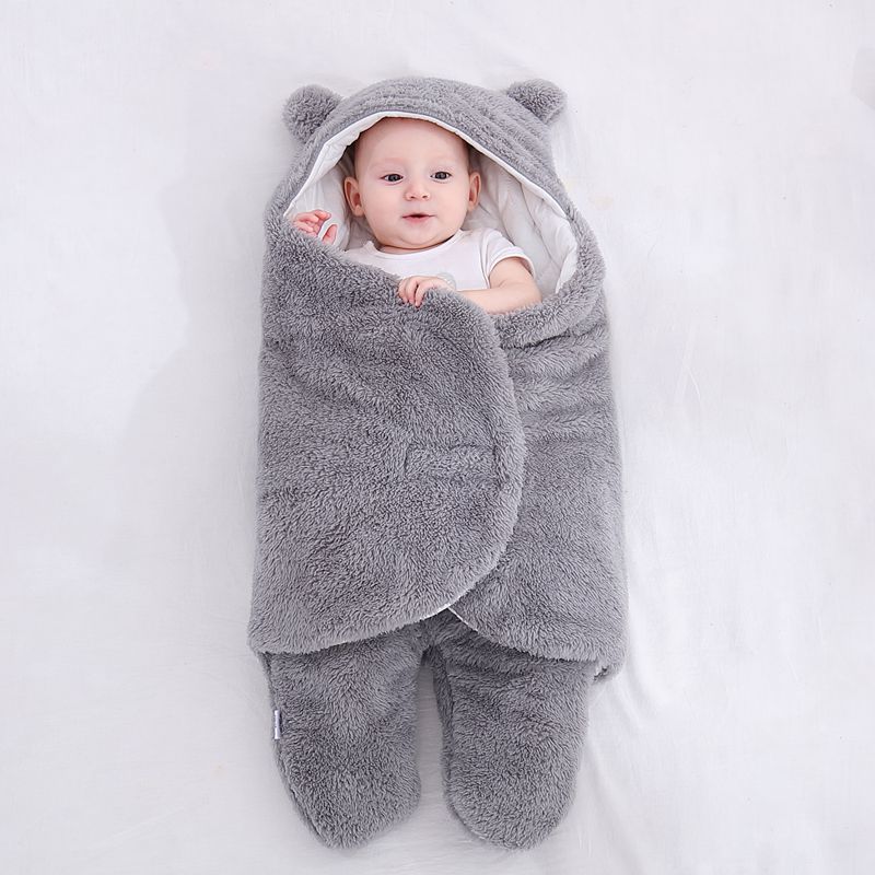 Baby Sleeping Bag - Winter Swaddle Blanket for Newborns 0-9 Months