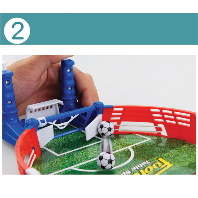 Mini Tabletop Football Game - Portable Soccer Board for Kids & Family Fun