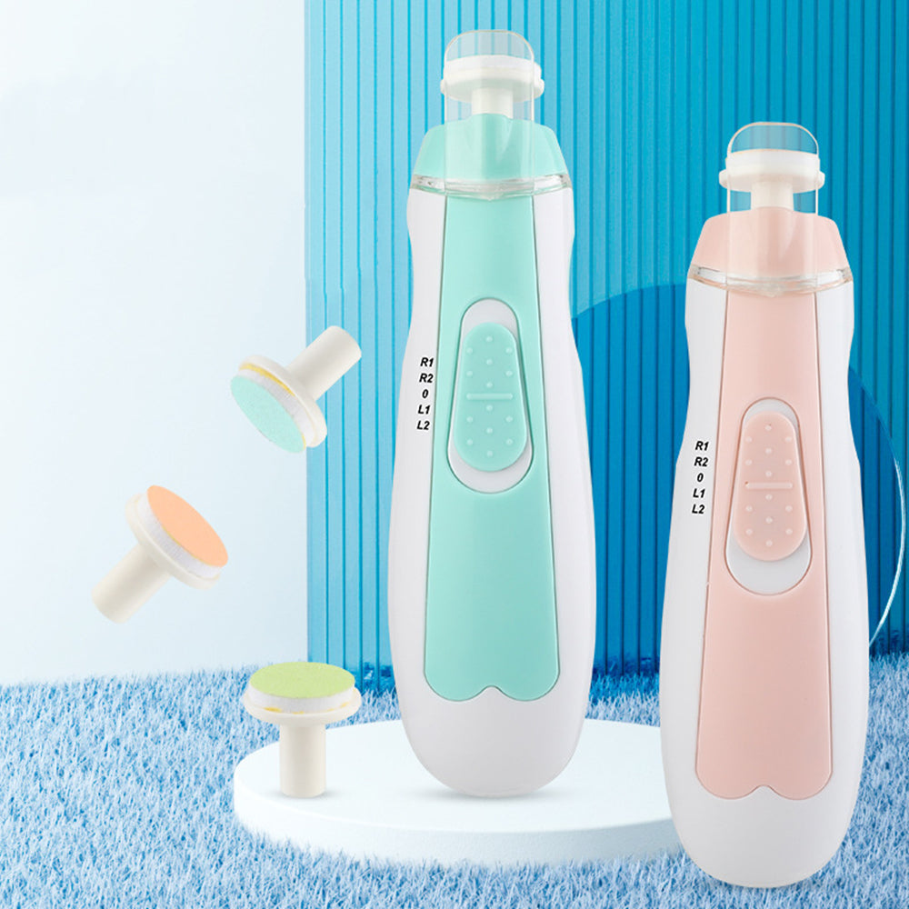 Electric Baby Nail Trimmer Set - Safe Nail Care for Newborns & Toddlers