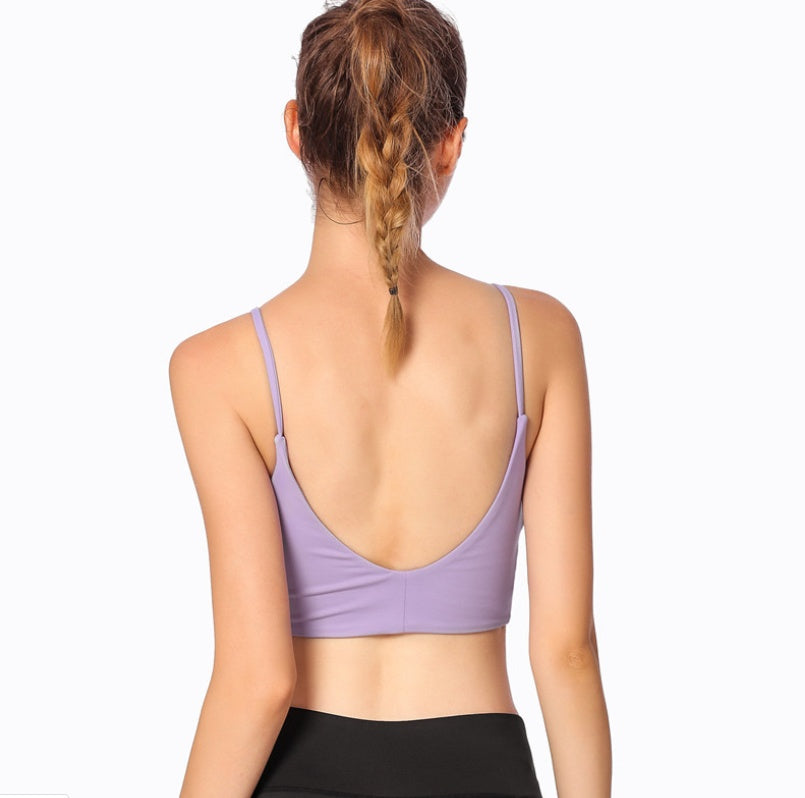 Women's Racerback Sports Bra - Moisture Wicking Athletic Support for Running & Fitness
