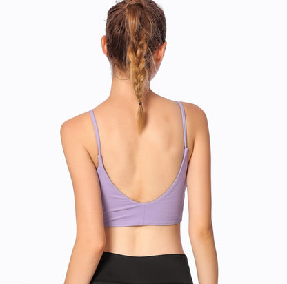 Women's Racerback Sports Bra - Moisture Wicking Athletic Support for Running & Fitness
