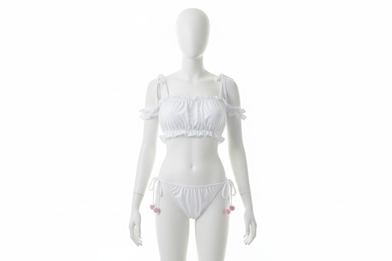 Women's Keyhole Bra and Brief Set - Ultra-Thin Cup Seamless Lingerie