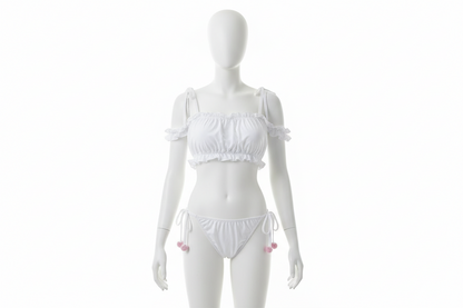 Women's Keyhole Bra and Brief Set - Ultra-Thin Cup Seamless Lingerie