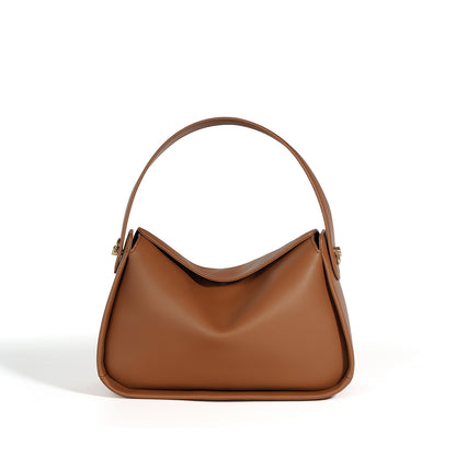 Women's High-Grade Cowhide Leather Crossbody Bag - Versatile Shoulder Handbag with Adjustable Strap