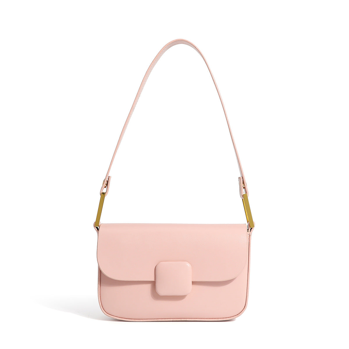 Small Square Crossbody Messenger Bag - Versatile PU Leather Shoulder Bag