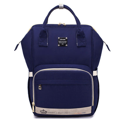 Multi-Functional Diaper Backpack - Nylon Travel Organizer for Parents