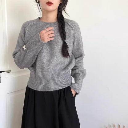 Women's Winter Base-Layer Knit Top - Thermal Long Sleeve Shirt