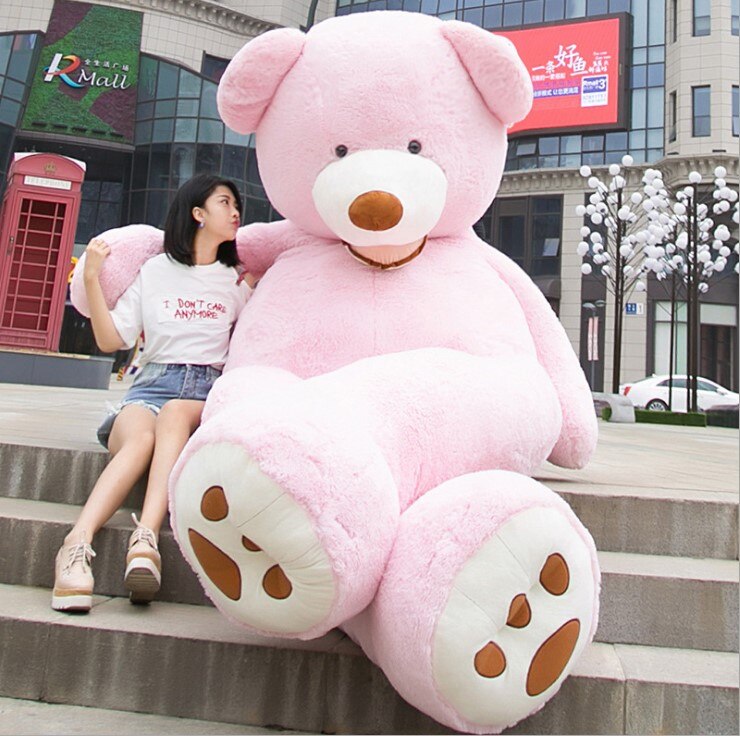 Giant Teddy Bear Plush Toy Shell - Unfilled Soft Fabric Cover
