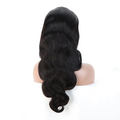 13x4 Lace Front Human Hair Wig - #99J Burgundy 180% Density Natural Style