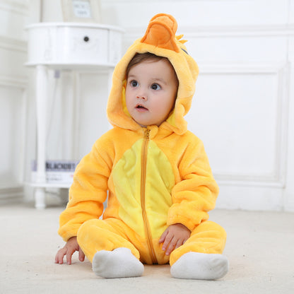 Baby Cotton Flannel Romper - Soft Winter Autumn Bodysuit