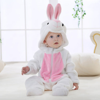 Baby Cotton Flannel Romper - Soft Winter Autumn Bodysuit
