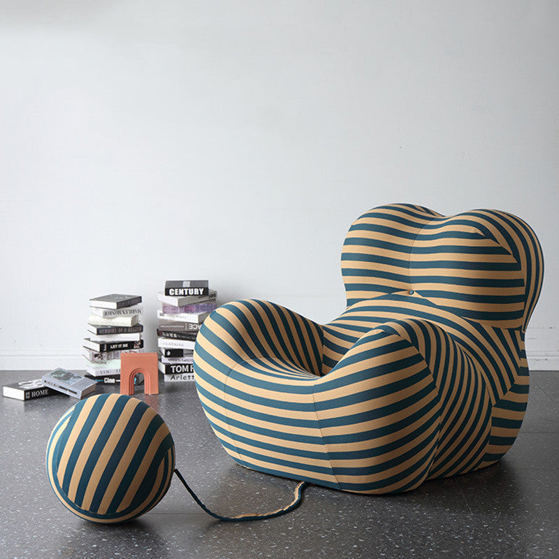 Leisure Integrated Shaping Cotton Ice Silk Lazy Sofa - Bean Bag Chair