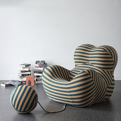 Leisure Integrated Shaping Cotton Ice Silk Lazy Sofa - Bean Bag Chair
