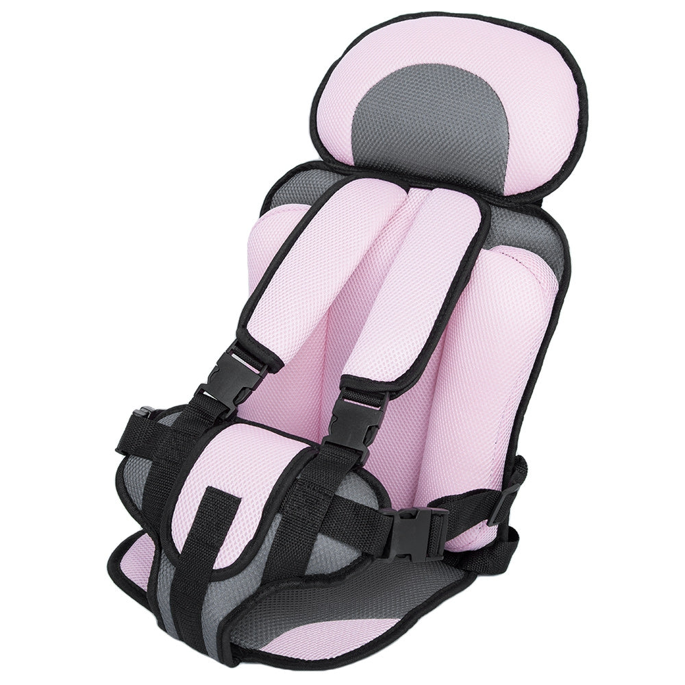 Portable Child Car Safety Seat with 5-Point Harness - Ages 3-12
