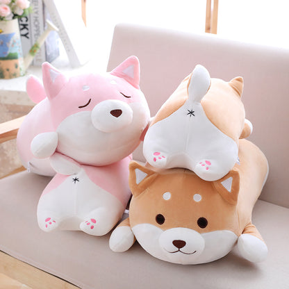 Shiba Inu Plush Toy - Soft Stuffed Dog Pillow for Kids & Decor