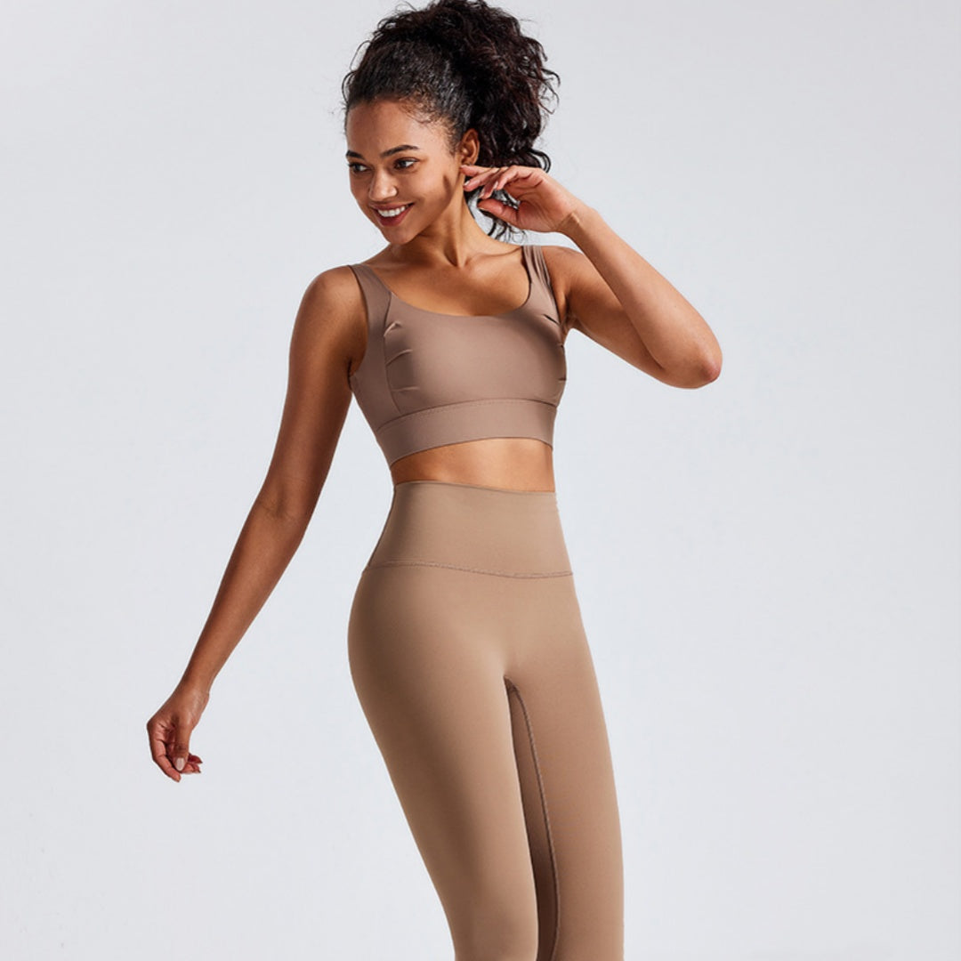 Women's Yoga Activewear Set - High Waist Workout Suit