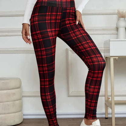 Women's Printed Athletic Leggings - Breathable Fitness Pants
