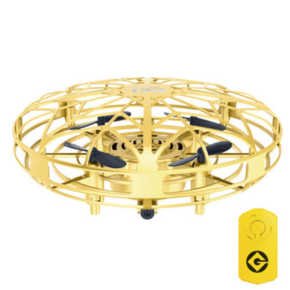 UFO Mini Drone - Infrared Sensing Flying Helicopter with Hand Control & USB Charging