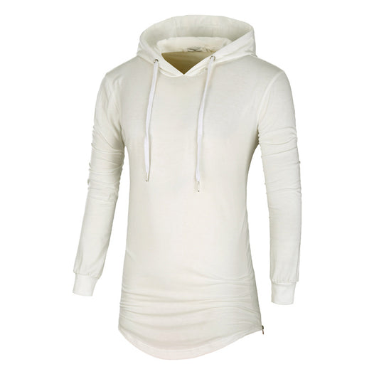 Mid-Length Hooded Pullover T-Shirt - Camouflage Sports Long Sleeve