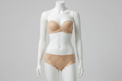 Women's Wireless Bra and Underwear Set - Molded Cup Lingerie Set