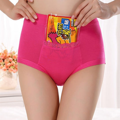 Women's High Waist Period Underwear - Bamboo Fiber Leak-Proof Brief