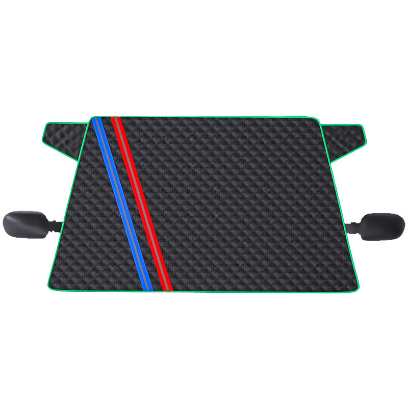 Car Windshield Sun Shade - Half Cover with Storage Bag