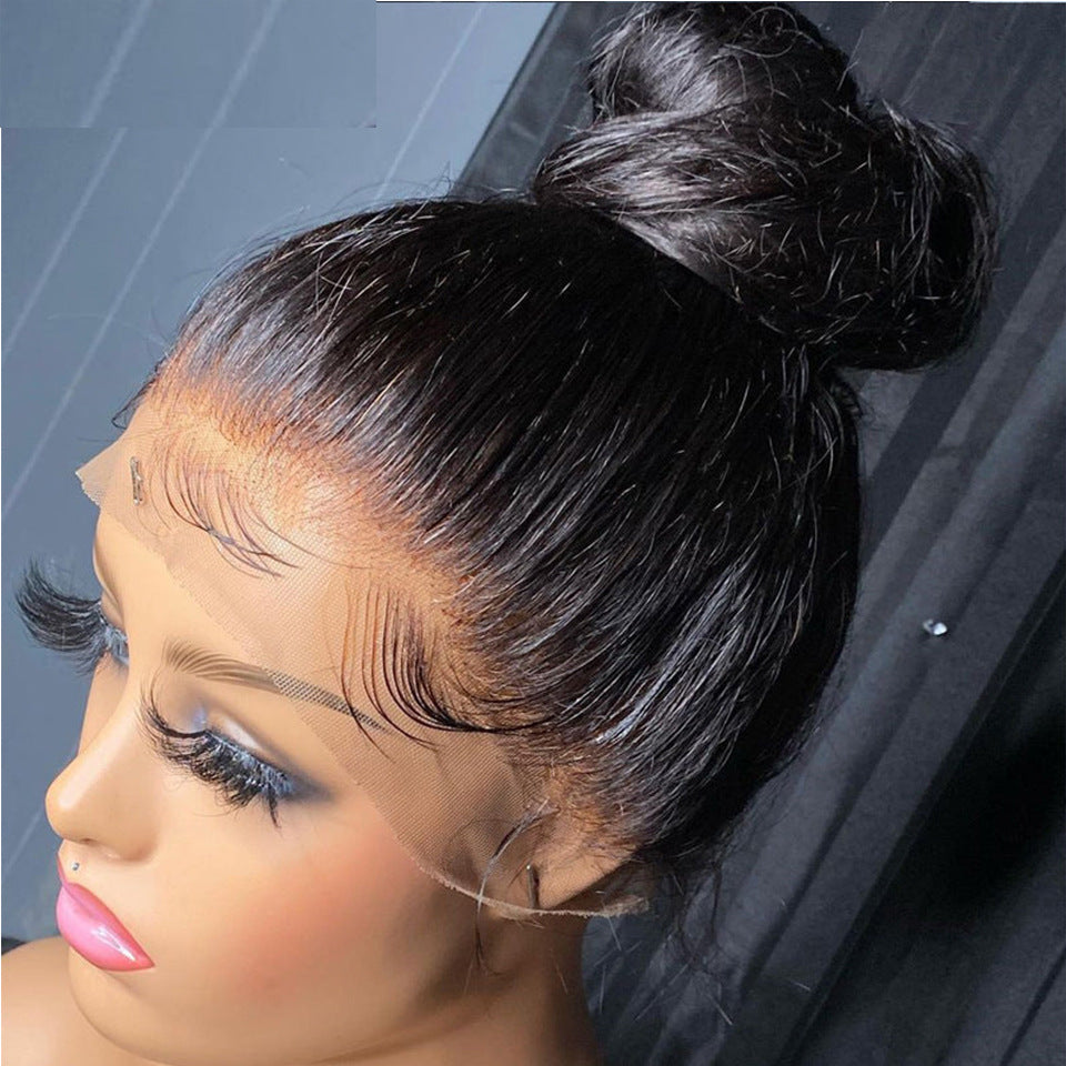 360 Lace Frontal Human Hair Wig - Virgin Hair Full Head Wig with Pre-Plucked Hairline
