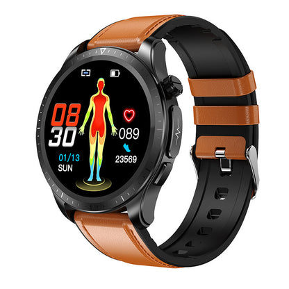 E420 Smart Watch for Women - Heart Rate Temperature Blood Oxygen ECG Monitor