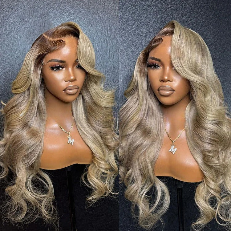 Highlight Wave Human Hair Wig - 28 Inch 200% Density