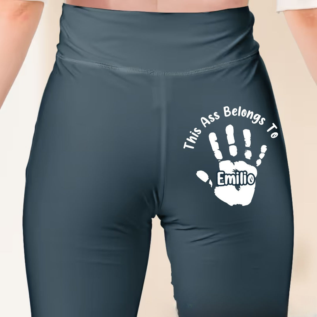 Digital Printing Sports Yoga Pants - Hip-Lifting Cropped Leggings