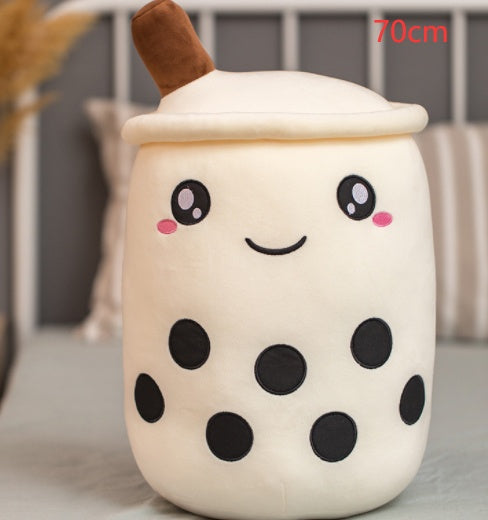 Plush Bubble Tea Pillow Cushion - Soft Stuffed Drink Toy